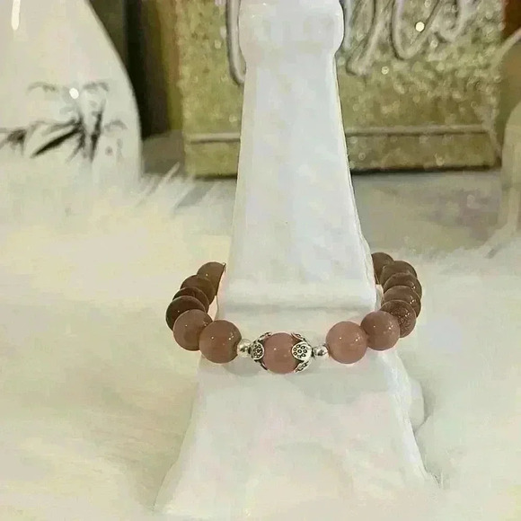 Purple Quartz Handmade Crystal Bracelet - Picture 5 of 9